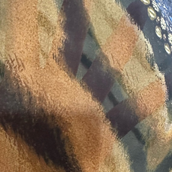 Chicos 3/4 sleeve sheer print tunic 0 - Picture 4 of 4